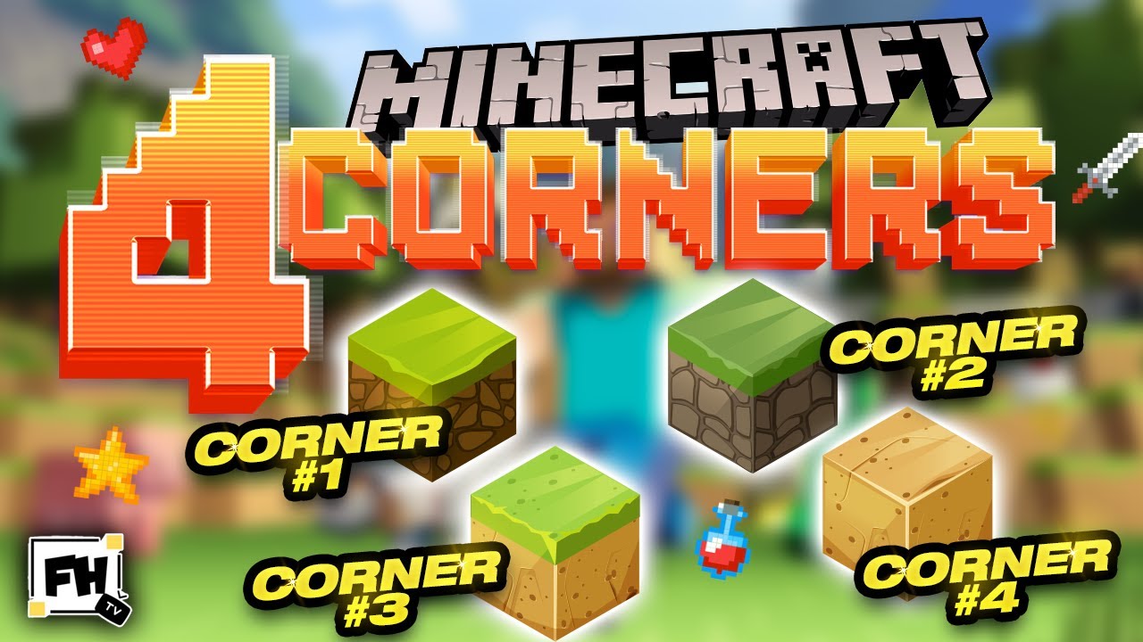 Minecraft 4 Corners Video Game Challenge  Brain Break  GoNoodle