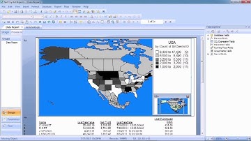 Advanced Crystal Reports 2011 Tutorial | Investigating the Data Map Tool