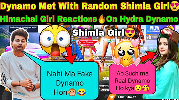 😯Dynamo Playing with Random🔥 Shimla Girl 😍| Random Girl Reactions 🔥on dynamo 😱