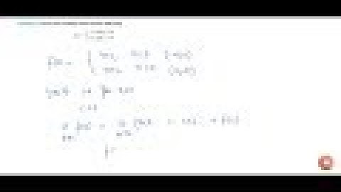 Discuss the continuity of the function defined by `f(x)={x+2, ifx lt 0-x+2, ifx gt 0`...