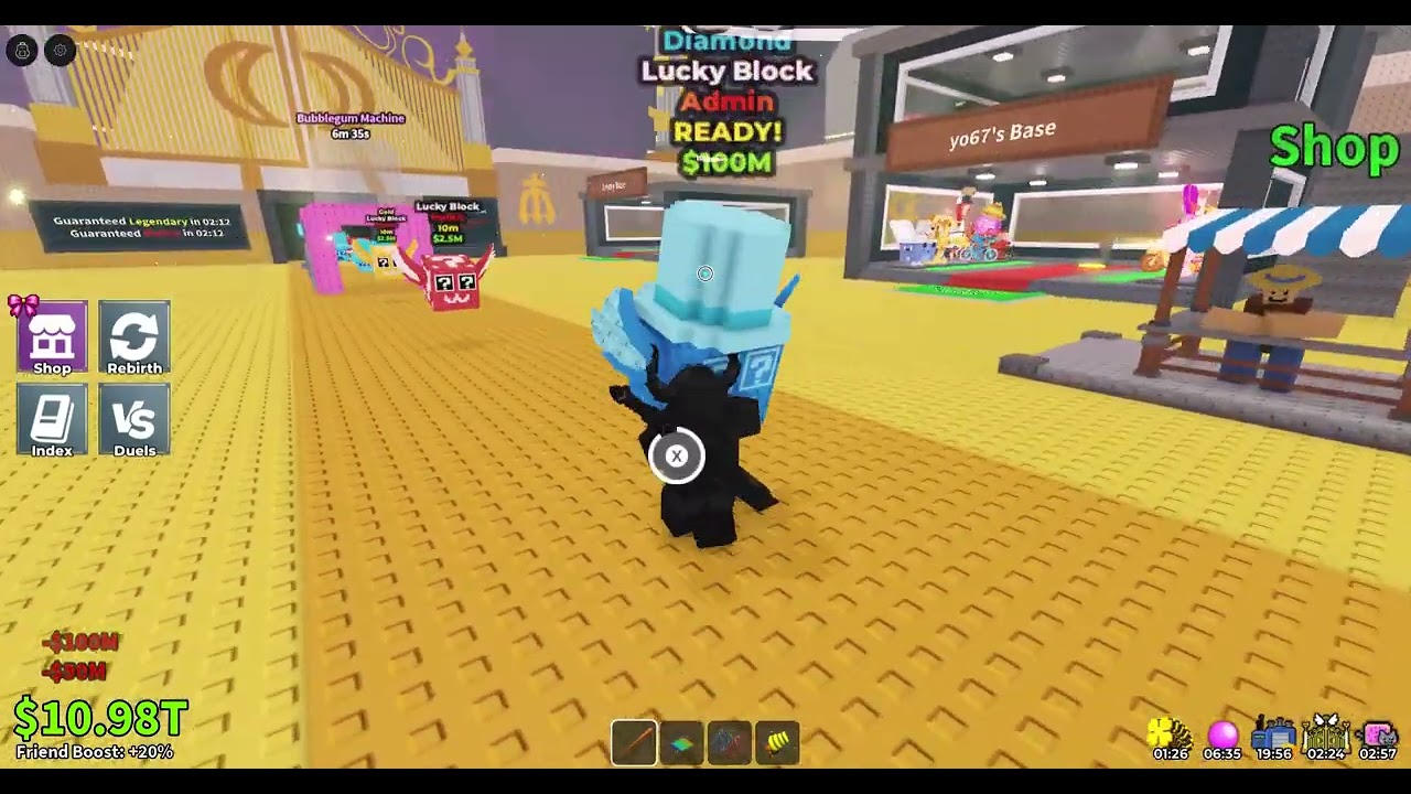 divine trait trade machine and new brainrots in lucky  blocks