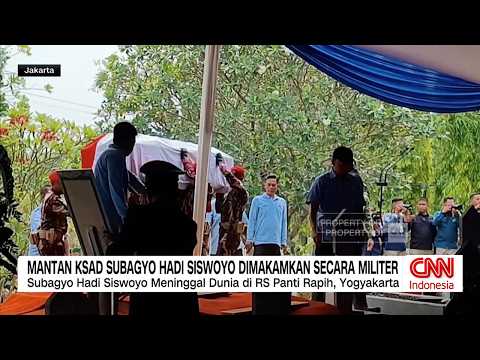 Mantan KSAD Subagyo Hadi Siswoyo Dimakamkan Secara Militer