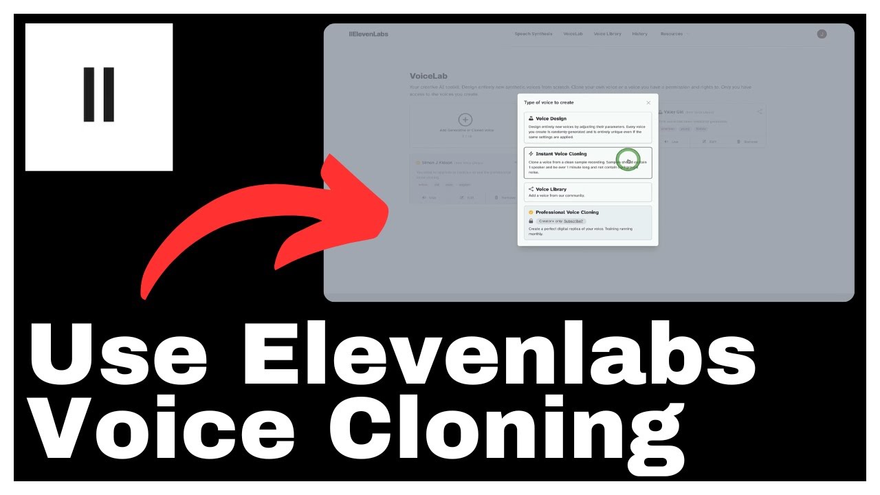 How to Use Elevenlabs Voice Cloning - YouTube