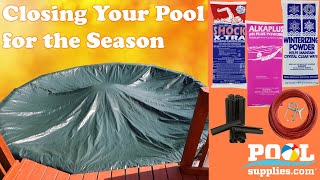 How to Close Your Above-Ground Pool for Winter | PoolSupplies.com