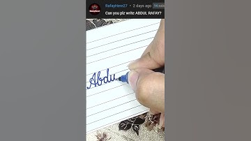 Abdul Rafay - Beautiful name in Cursive writing | Cursive writing for beginners | #shorts