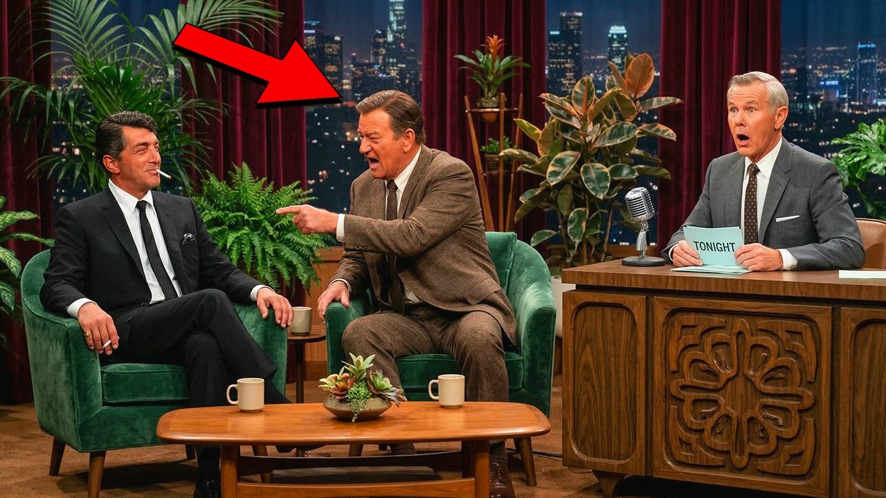 John Wayne ATTACKED Dean Martin on Live TV—Dean's Response Silenced 70  Million People