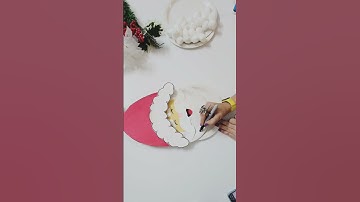 DIY Santa Christmas advent calendar  #neeldeepscreations