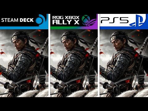 kein Name: ROG Xbox Ally X - Steam Deck - PS5 | Graphics Comparison