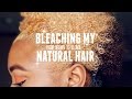 HOW TO SAFELY BLEACH NATURAL HAIR | FROM BROWN TO BLONDE