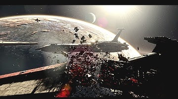 Updated Star Wars shot in Blender Eevee. #blender #eevee