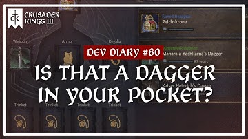 Dev Diary #80: Is That A Dagger In Your Pocket?