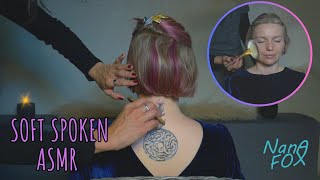 Blissful relaxation with Inga - Soft spoken ASMR hair brushing, hair play and make-up brushes