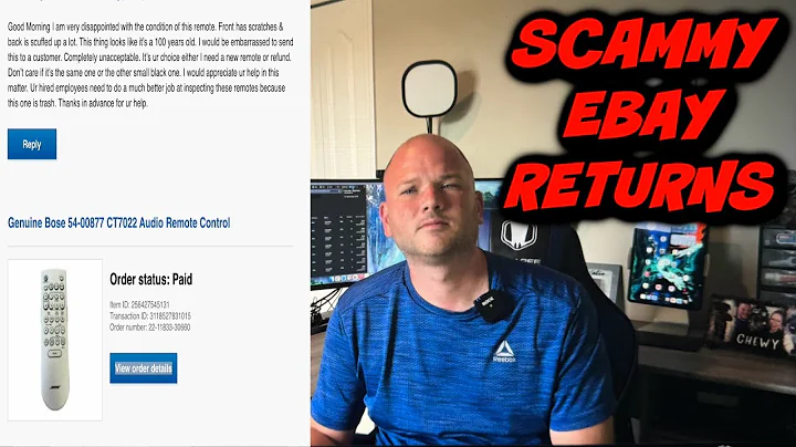 How to handle SCAMMY Ebay Buyers & Returns