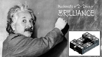 CNC Machinist + D-Drive = BRILLIANCE