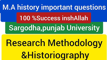 M.a History Most Important question /Annual Exams/Punjab,Sargodha uni/ 100 %Success