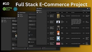 E-commerce Website - Building the Admin Panel | Final Part