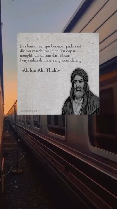Story wa Kata kata Mutiara. Ali Bin Abi Thalib