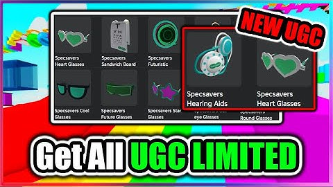 [UGC LIMITED] Ultimate Easy Obby Script - Instant Get All UGC (Specsavers)