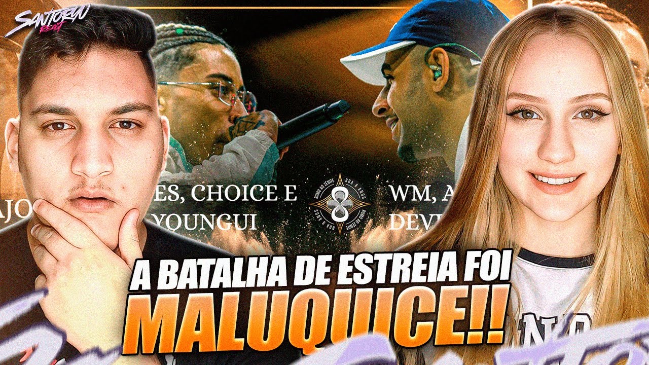 WM, AJOTA E DEVILZINHA X ALVES, CHOICE E YOUNGUI | PRIMEIRA FASE | BDA 8 ANOS - REACT EM CASAL