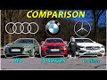 BMW 3 Series 330i vs Mercedes C-Class C300 vs Audi A4 45 TFSI comparison REVIEW