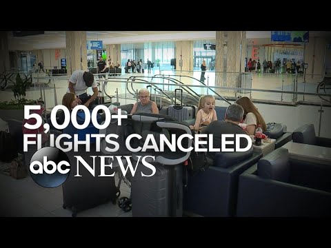 Read more about the article Summer air travel off to messy start – ABC News