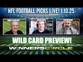 NFL LIVE: Wild Card Preview &amp; Free NFL Picks with Sean Higgs, Marc Lawrence and Victor King!
