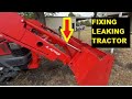 Removing &amp; Fixing Hydraulic Lift Arm On Kubota Tractor - Replacing Seals