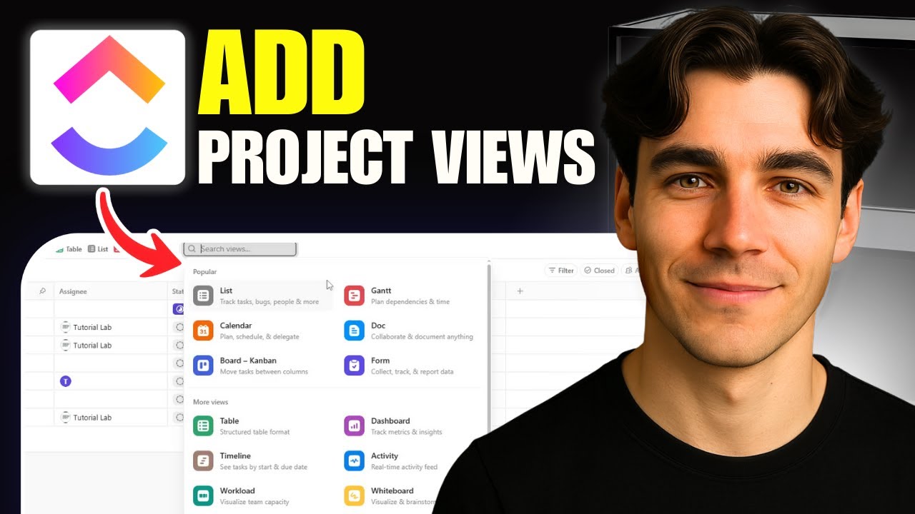 How To Add Views To Projects In ClickUp (Tutorial 2026)