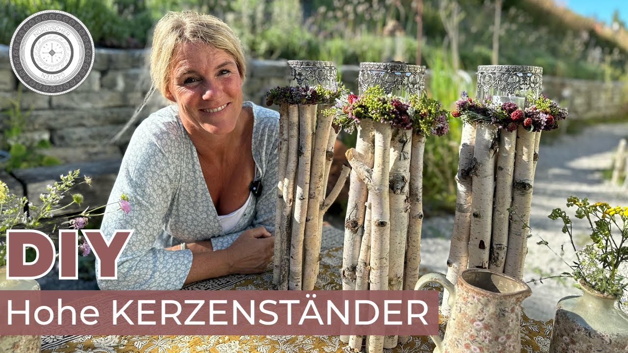 DIY - Podeste aus Birkenzweige