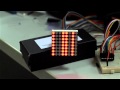 Control 8x8 LED Matrix with 74HC595
