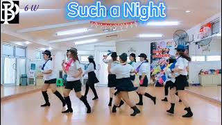 SUCH A NIGHT-Line Dance|Bina Pratama| choreoDeQueen|#IndonesiaOpenCompetition||#Michael Buble