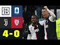 Premieren Hattrick Für Cristiano Ronaldo Juventus Cagliari 4 0 Serie A DAZN Highlights