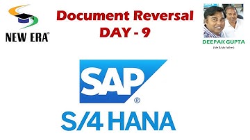 SAP S4HANA FICO Day 9 (Reversal Document) by Deepak Gupta