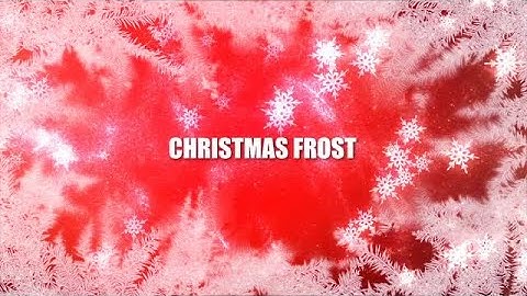Christmas Frost Stock Motion Graphics