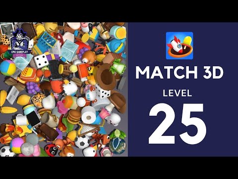 Match 3D | Epic Gameplay | Level 25 #Match3D #Gameplay #Game