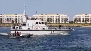 HMS Explorer and HMS Example arrived in Warnemünde
