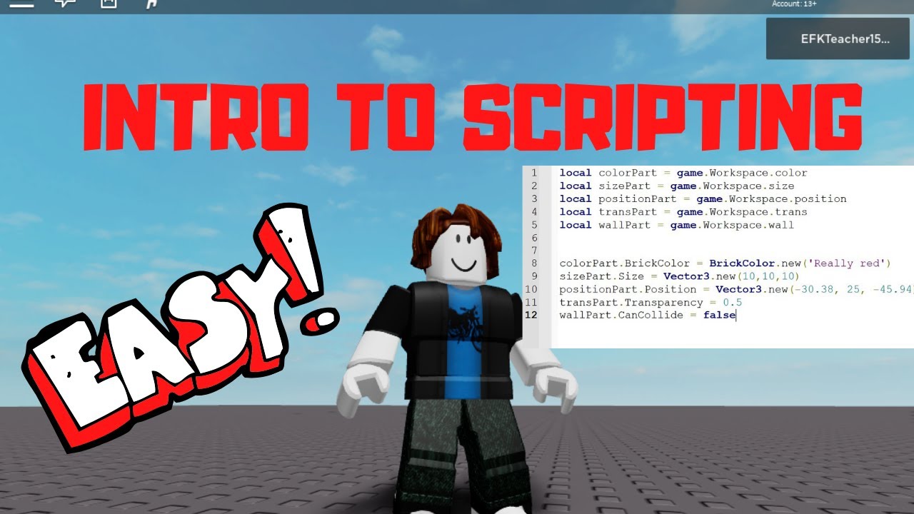 How To Script On Roblox For Beginners - Roblox Studio Overview - Episode 1  - Roblox Scripting Basics 