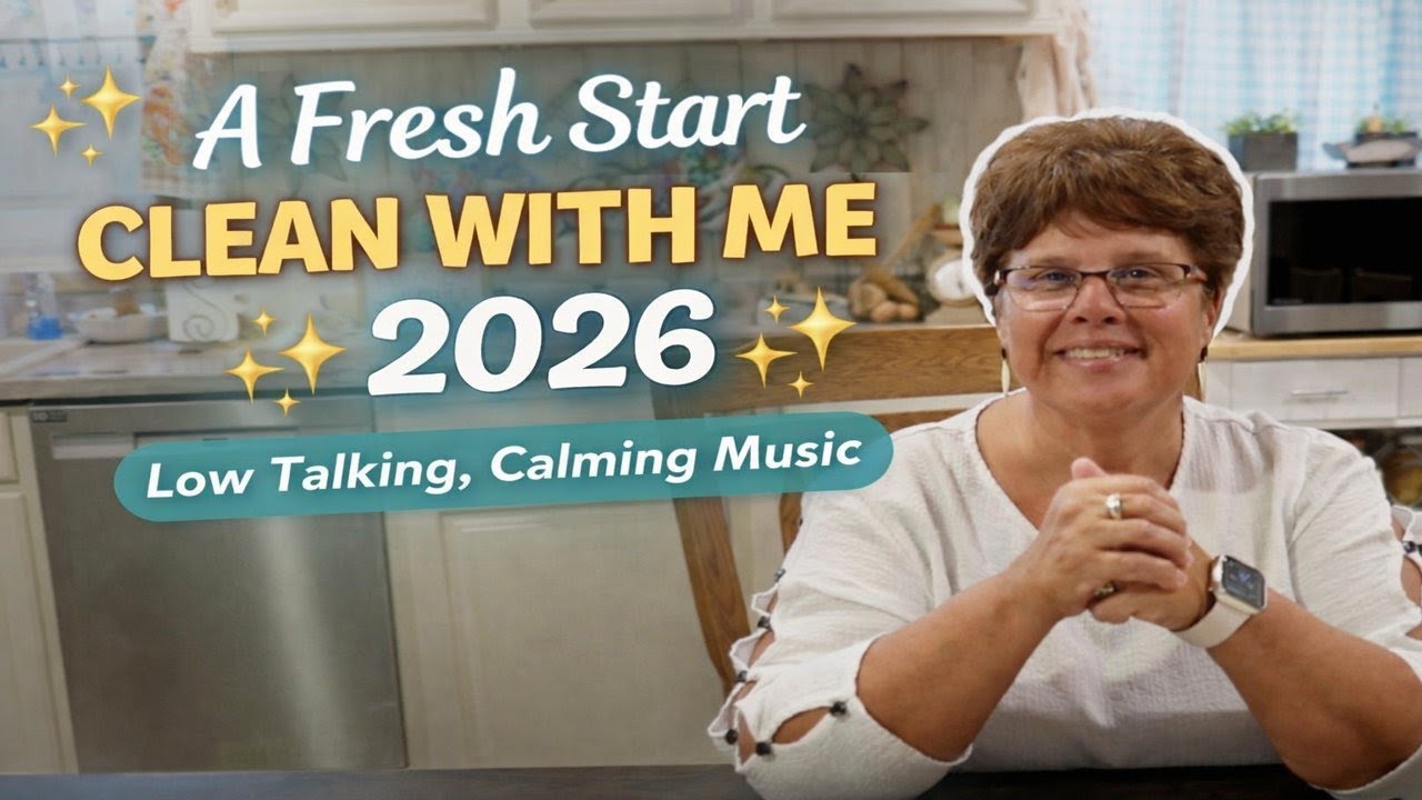 A Fresh Start Clean With Me 2026 | Low Talking, Calming Music - YouTube