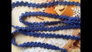 Пояс-тесьма крючком Пояс-тесьма крючком