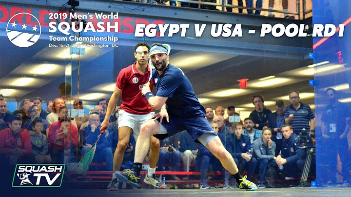 Squash: Egypt v USA - WSF Men's World Team Champs ...