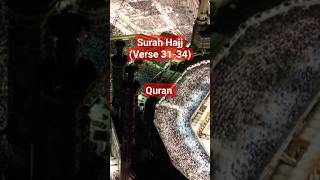 Surah Hajj (31-34)