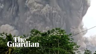 Indonesian Semeru volcano spews huge ash cloud