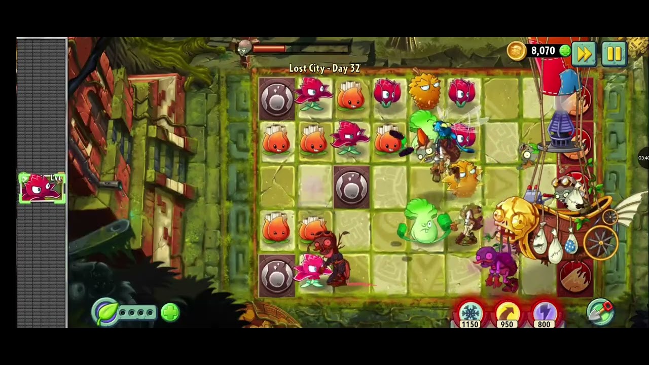 Plants vs zombies 2 Lost city zomboss