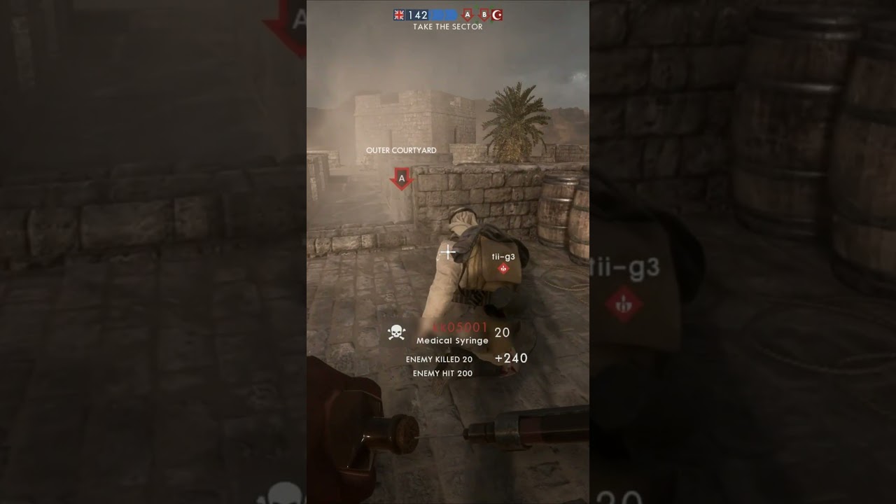 BATTLEFIELD 1: Sneaky Syringe Kills