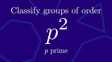 Classify all groups of order p^2, p prime, up to isomorphism