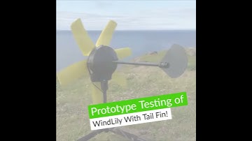 WindLily Prototype with Tail Fin