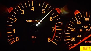 350z Stock Gauge Cluster with the $99 Shift-Light LED