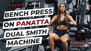 How to do Bench Press on the Panatta Dual System Smith Machine, DrillFit, Smith Machine Bench Press