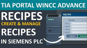TIA Portal WinCC Recipes | Create & Manage Recipes in Siemens PLC – Step-by-Step Tutorial"