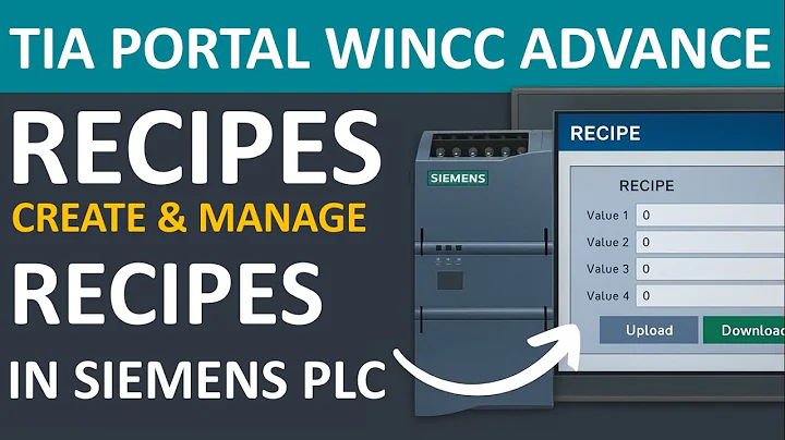 TIA Portal WinCC Recipes | Create & Manage Recipes in Siemens PLC – Step-by-Step Tutorial"